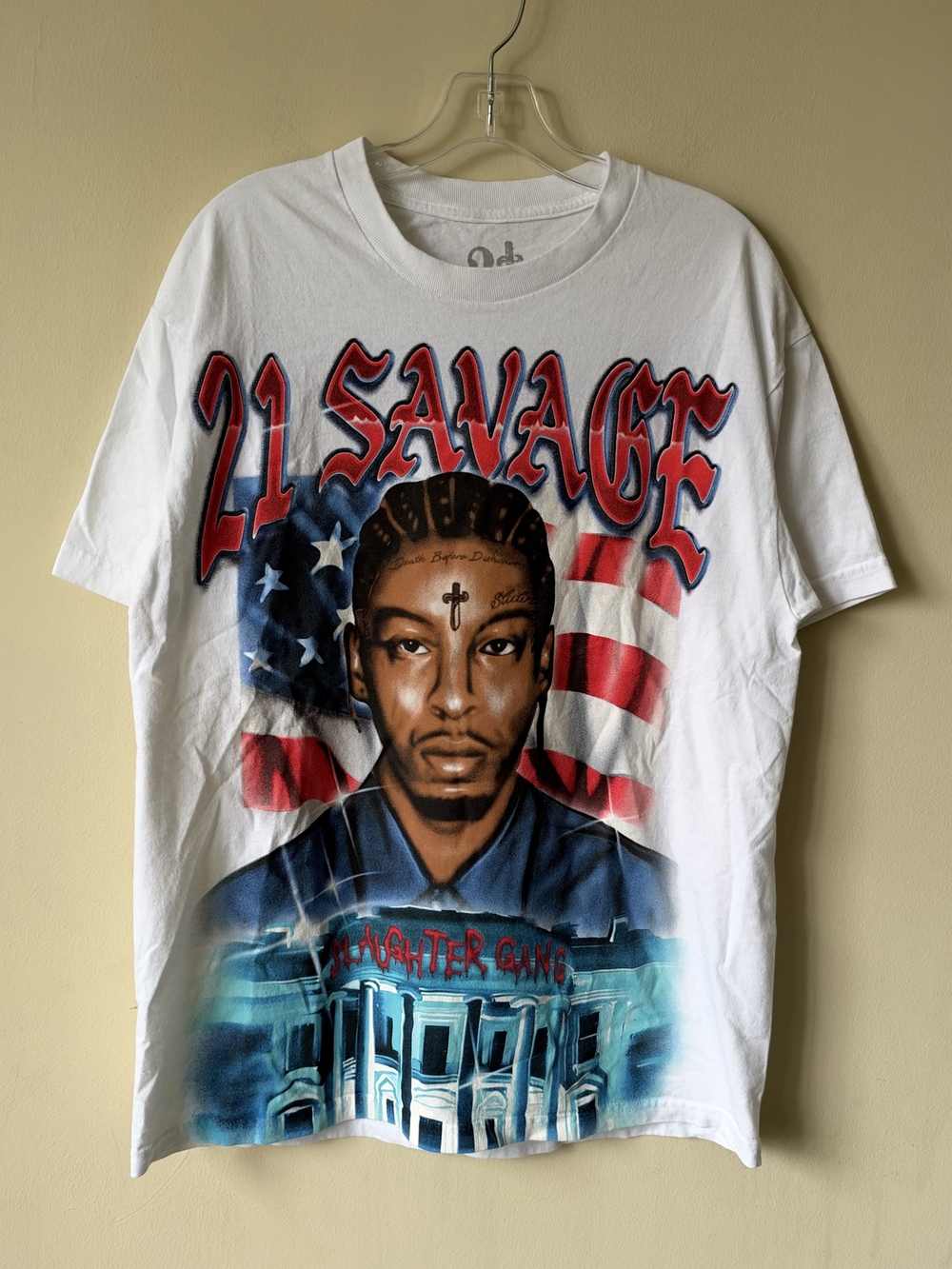 21 Savage 'The American Dream' Tour Graphic Crewneck T-Shirt
